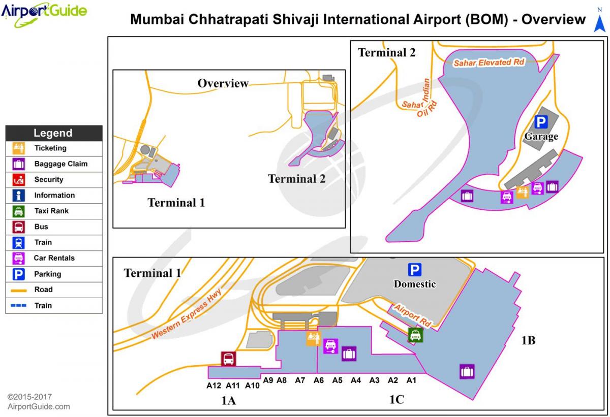 Chhatrapati Shivaji terminus zemljevid